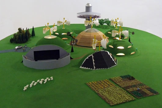 Photo / Diorama of Breathing Earth