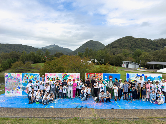 落描きウォールワークショップ03