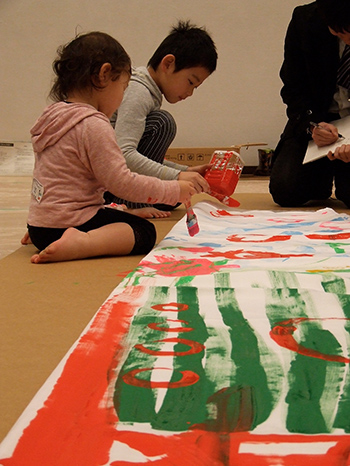 <i>Genki-nobori</i> Workshop at Hyogo Prefectural Museum of Art