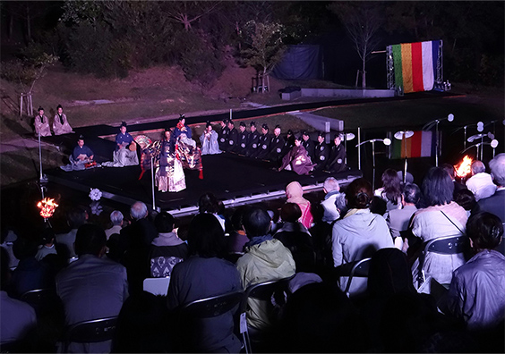 Open-air performance #1 ／ spring 2015 <i>Noh of the Wind</i>