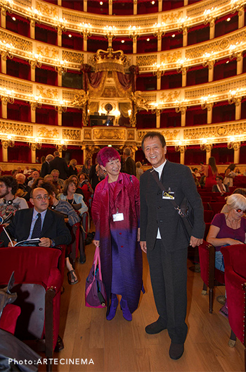 Film <i>Breathing Earth - Susumu Shingu's Dream</i> Film screening as the opening film at the 19th ARTECINEMA　Teatro di San Carlo in Naples