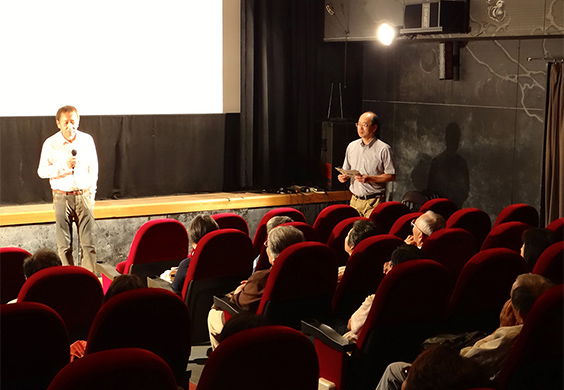 Film <i>Breathing Earth - Susumu Shingu's Dream</i> Film screening in Osaka　Ciné Nouveau in Osaka