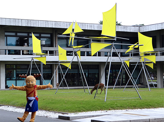 Works at Nara Prefectoral Office in Big Art Festival in Nara Prefecture